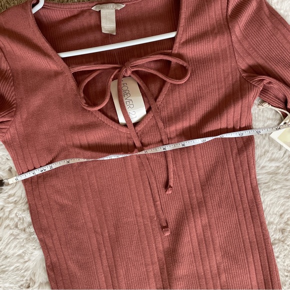 Knit Dress with Front Tie Size Small - Picture 9 of 9